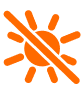 Light avoidance icon
